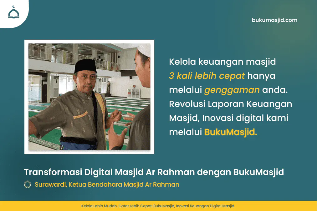 Buku Masjid Ar Rahman Banjarmasin, Laporan Keuangan Masjid Digital